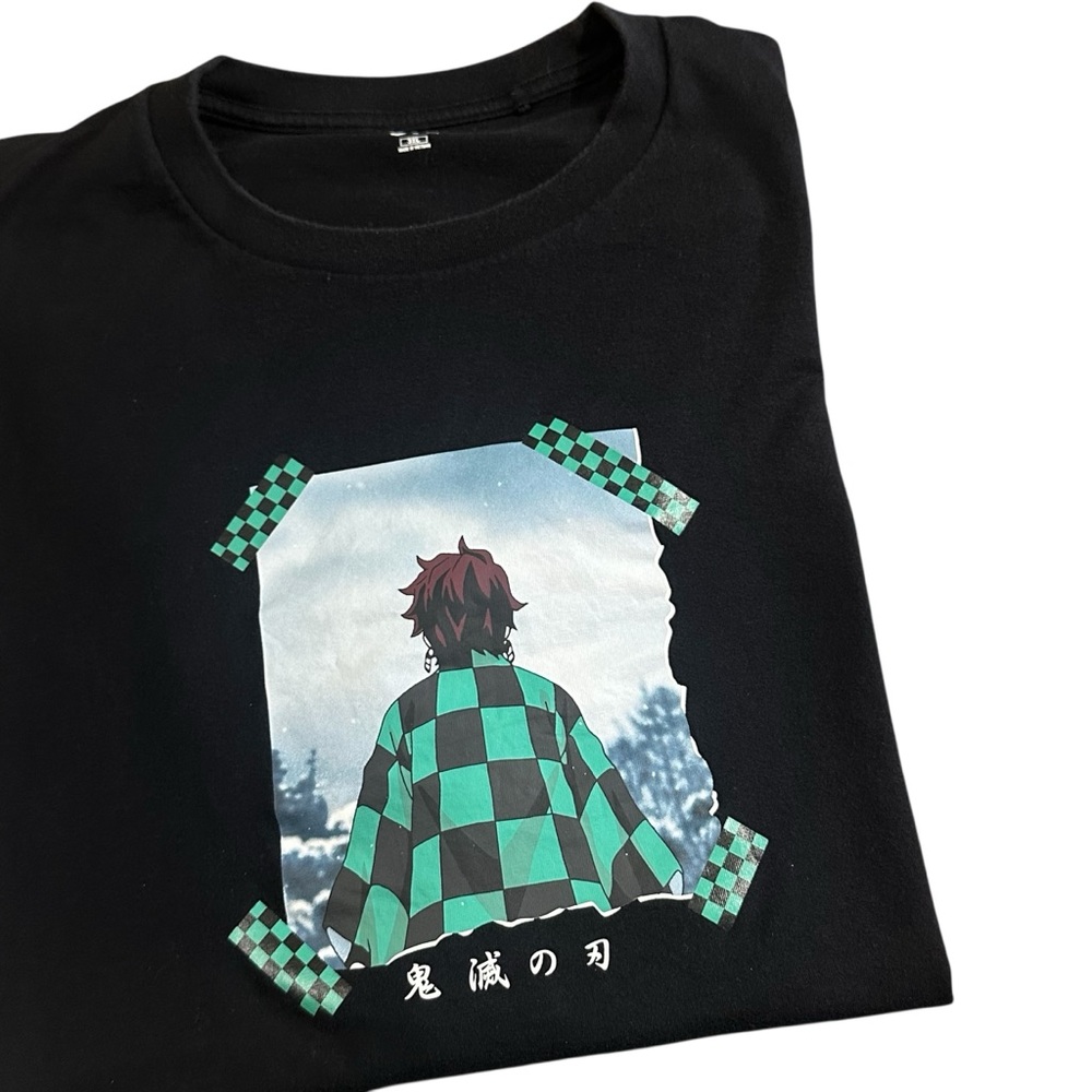 Uniqlo UT Demon Slayer Tanjiro Graphic T Shirt Men’s 3XL Anime Black